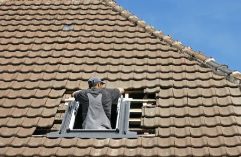 Pose de velux - Sambin
